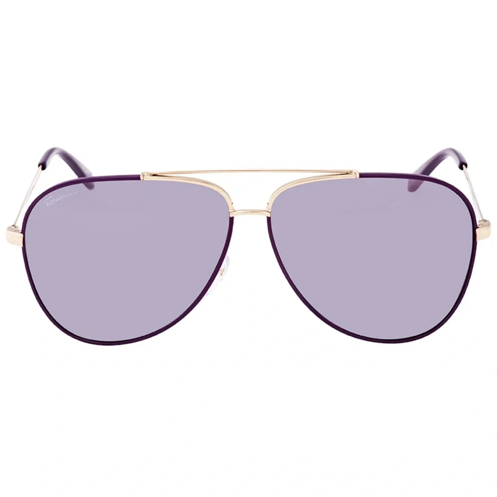 SALVATORE FERRAGAMO
Ferragamo Purple Pilot Unisex Sunglasses - Picture 1 of 5